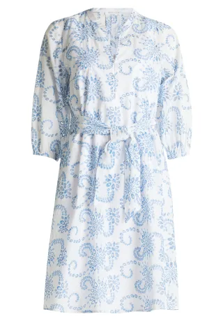 Betty & Co - Tunikakleid weiß/blau - Gr. - 36