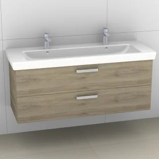 Artiqua 414 Waschtischunterschrank für Subway 2.0 7176D2 Sanremo Eiche quer NB, 414-WU2L-V73-7144-42 414-WU2L-V73-7144-428