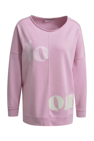 Smith&Soul - Oversize Sweatshirt Print bubblegum - Gr. - L