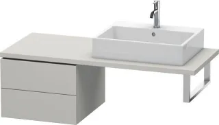 Duravit L-Cube Unterschrank für Konsole Betongrau Matt 520x547x400 mm - LC583700707 LC583700707