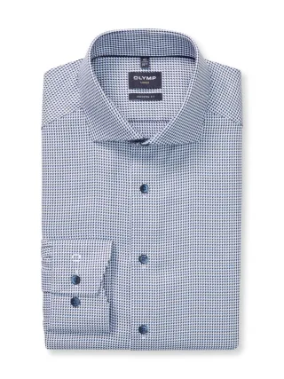 OLYMP - Modern Fit: Businesshemd blau - Gr. - 39