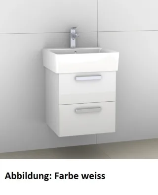 Artiqua 412 Waschtischunterschrank für Connect Cube E7138, Oxid Dunkelgrau quer, 412-WUT-I28-R-7184- 412-WUT-I28-R-7184-723