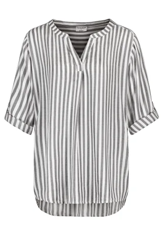 Authentic Style - RE9CIGxhbmdhcm0gQmx1c2UgQWxsb3ZlciBQcmludA== black-white - Gr. - XL