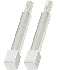 KS Tools Vierkantadapter, 10mm, 2er Pack, verchromt - 450.0187