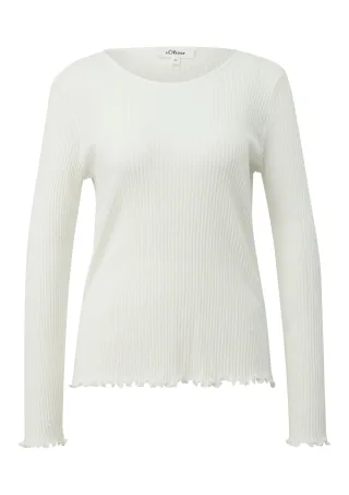 s.Oliver - T-Shirt creme - Gr. - 40
