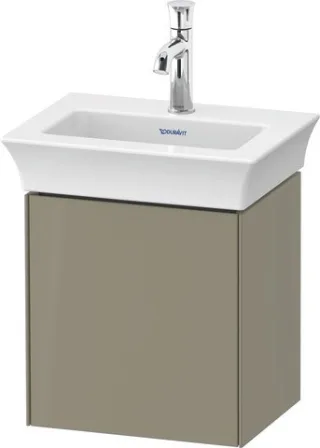 Duravit White Tulip Waschtischunterbau wandhängend Stein Grau Hochglanz 384x298x410 mm - WT4240LH2H2 WT4240LH2H2