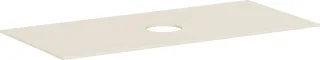 Hansgrohe Xevolos E Konsole 1180/550 mit Auschnitt mittig für Aufsatzwaschtisch ohne Hahnloch, Sandb 54330780