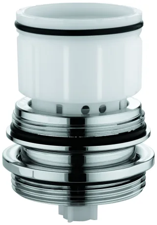 Grohe Deckel 43248 komplett für Rondo A.S. mit Gewindering Metall, 43248000 43248000