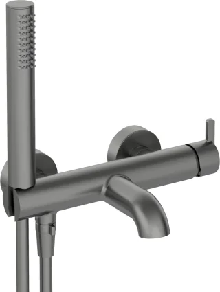 Neuesbad Serie 600 Wannenarmatur mit Brauseset, Oberfläche: Titanium NB1BQS_D11M1