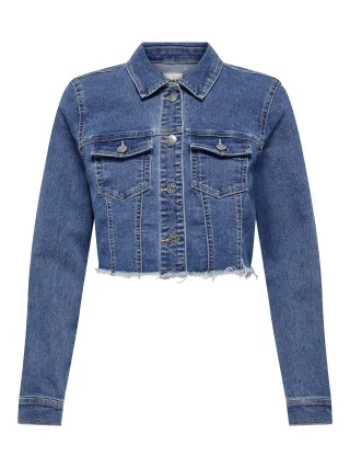 ONLY - ONLWONDER LS CROPPED DNM JACKET GUA NOOS medium blue denim - Gr. - M
