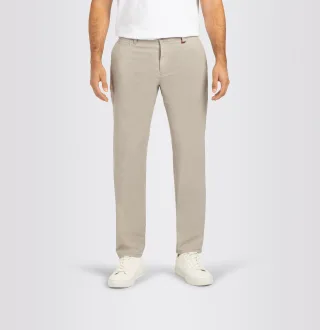 MAC - MAC JEANS - Lennox, Printed Light High Stretch braun - Gr. - 34/34