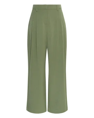 msch copenhagen - MSCHHenrika HW Pants olivine - Gr. - S