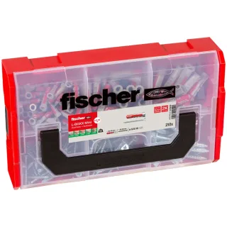 Fischer Dübelsortiment L-BOXX mini DuoPower + Schraube (210 Teile) - 535969