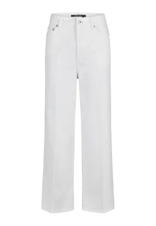 Marc Aurel - Jeans mit Straight Fit white - Gr. - 34