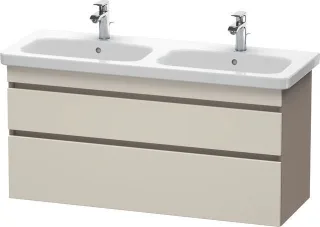 Duravit DuraStyle Waschtischunterbau wandhängend Taupe & Basalt Matt 1230x448x610 mm - DS649809143 DS649809143