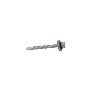 Edelstahlschrauben | Befestigung Hochsicke auf Stahlunterkonstruktion | 100 Stk./Pak. | 5,5 x 50 mm | Blank