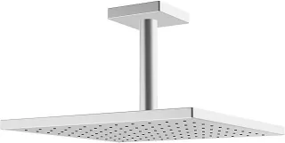 Hansa Kopfbrause quadratisch 250x250, Deckenanschluss Hansaviva verchromt, 04190340 4190340