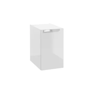 Neuesbad Serie 40 Unterschrank mit 1 Tür, B:300,H:500,T:450mm, Korpus/Front: weiss hochglanz lackier NB1DF001-B-030101