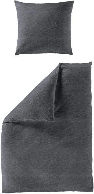 BIERBAUM Bettwäsche "Chic Uni" 2 Stk. Schickes Unidesign: Modern und elegant für jedes Schlafzimmer