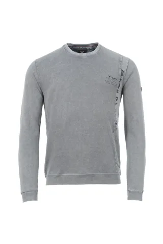 squesto - Leichtsweat 1/1 grey - Gr. - M