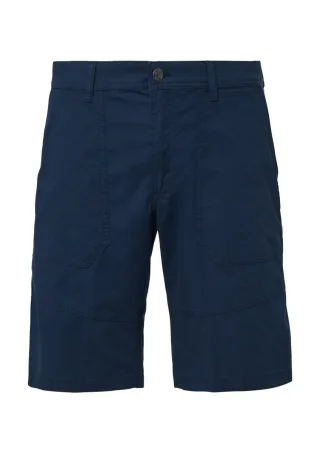 s.Oliver Red Label - Bermuda aus Baumwollmix mit Teilungsnähten blau - Gr. - 29