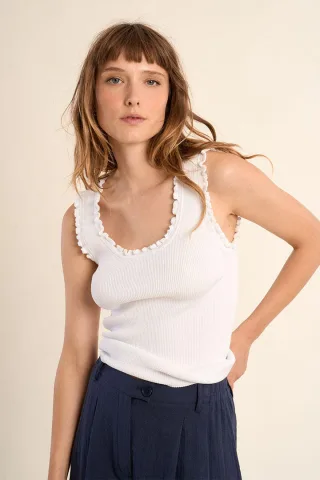 molly bracken - Tanktop weiß - Gr. - S
