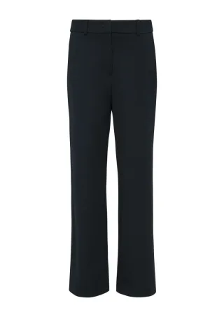 comma - Elegante Marlenehose im Relaxed Fit blau - Gr. - 42