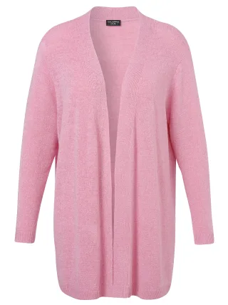 VIA APPIA DUE - Jacke offen 1/1 Arm pink - Gr. - 48