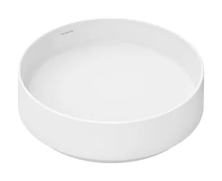 Hansgrohe Xuniva Evo S Aufsatzwaschtisch 400/400 ohne Hahnloch und Überlauf, Mattweiß, 60323700 60323700