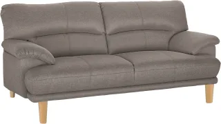 TRENDMANUFAKTUR 3-Sitzer "Cecilia, Sofa in italienischem Design" mit tollem Sitzkomfort, extrabequeme Armlehnen, Holzfüße