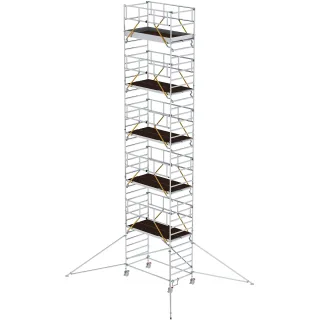 Munk Rollgerüst SG 1,35 x 2,45 m mit Ausleger & Doppel-Plattform - 168039
