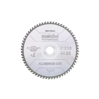 Metabo Sägeblatt aluminium cut - professional FZ / TZ 5°neg - 628443000