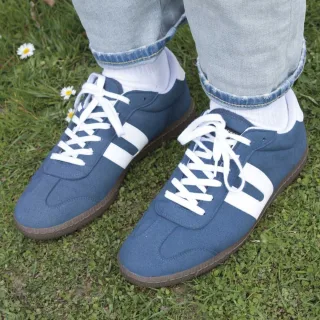 Vegetarian Shoes Cheatah navy 44