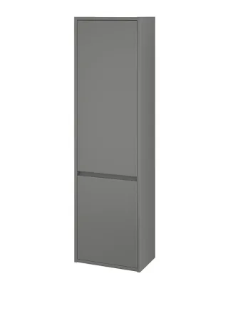 Neuesbad Serie 300 Hochschrank, B:400, T:250, H:1400mm, Grau matt 1S924-0251