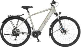 FISCHER Fahrrad "TERRA 4.0i 55" 10 Gang Shimano Deore Schaltwerk Kettenschaltung Mittelmotor 250 W mit Fahrradschloss, Pedelec, Elektrofahrrad für Damen u. Herren