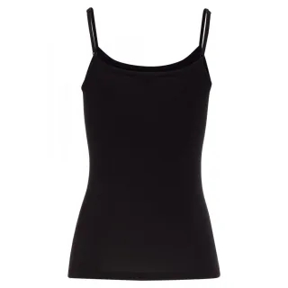 MORE & MORE - Basic Top schwarz - Gr. - 34