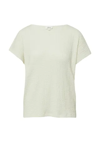 s.Oliver - T-Shirt creme - Gr. - 34