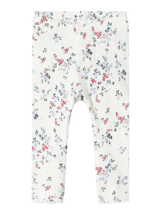NAME IT - NBFFILINE LEGGING cloud dancer - Gr. - 56