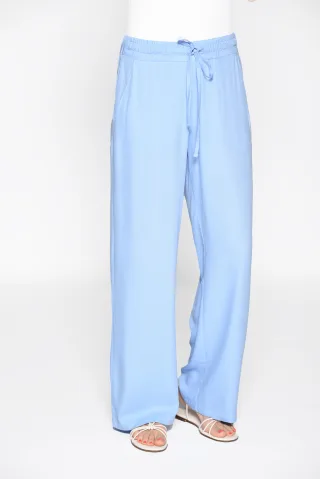 CLARINA - Hose, uni bleu - Gr. - 44