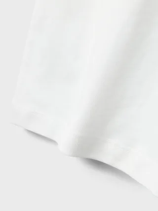 NAME IT - NMMVOBBO SS NREG TOP NOOS bright white - Gr. - 110