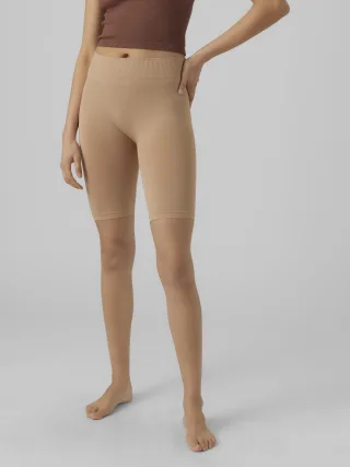 VERO MODA - VMJACKIE SHORTS SEAMLESS NOOS tan - Gr. - XS/S
