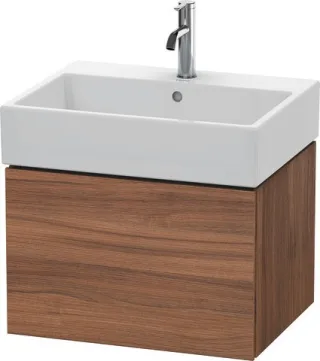 Duravit L-Cube Waschtischunterbau wandhängend Nussbaum Matt 584x459x394 mm - LC617507979 LC617507979
