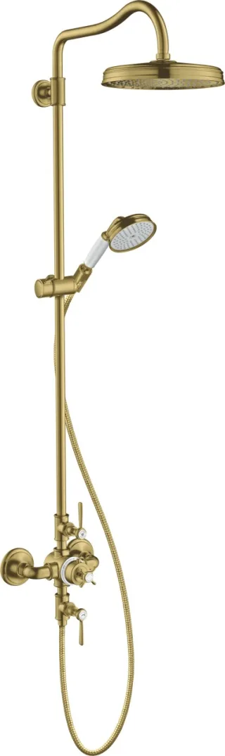 Hansgrohe Showerpipe Axor Montreux Brushed Brass mit 16572950