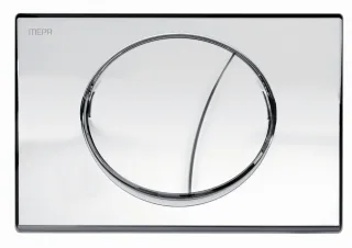 Mepa Sun für A31/B31 Betätigungsplatte 2-Mengen, glanz chrom, 421670 421670