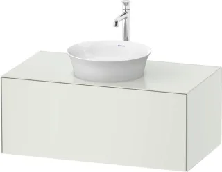 Duravit White Tulip Konsolenwaschtischunterbau wandhängend Weiß Seidenmatt 1000x550x408 mm - WT49760 WT497603636