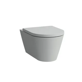 LAUFEN Wand-Tiefspül-WC Kartell 545x370, spülrandlos, grau matt, H8203377590001 H8203377590001