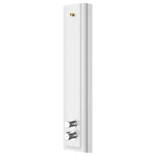 KWC Aquarotter Duschpaneel, F5, hydr., MIRANIT, Thermostat, f. Duschkopf, verrohrt, 2030067183 2030067183