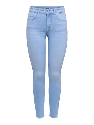 ONLY - ONLBLUSH MID SK ANK RW DNM REA130 NOOS Light Blue Denim - Gr. - L/34
