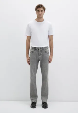 Mavi - LISBON mid grey street denim - Gr. - 34/34