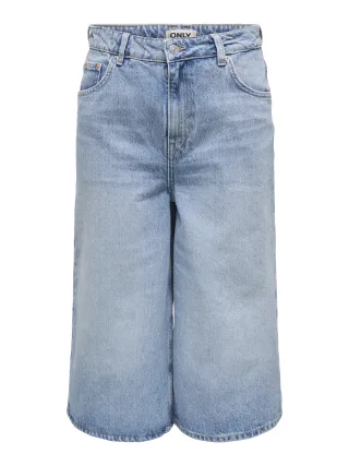 ONLY - ONLHOPE HW CULOTTE DNM TAI Light Blue Denim - Gr. - XS